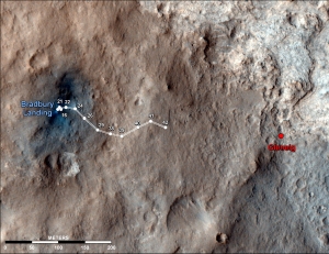 Curiosity's Martian Journey So Far