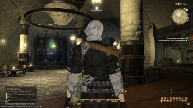 In the Bar - Enzo in Final Fantasy XIV A Realm Reborn