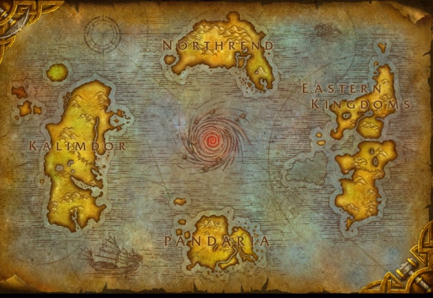 World Map _ World of Warcraft Azeroth
