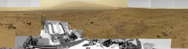 Billion Pixel View From Curiosity at Rocknest