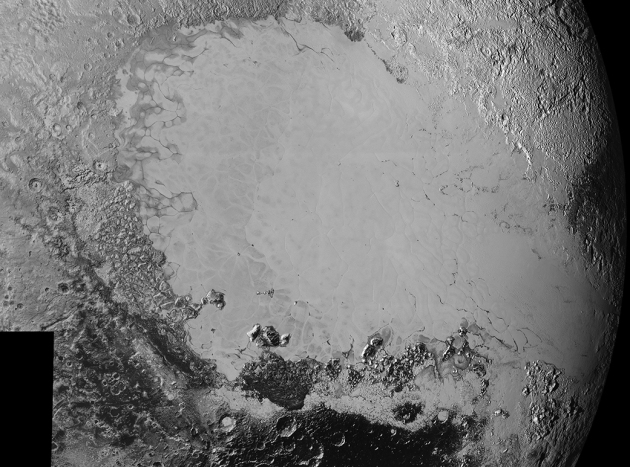 Mosaic of High-Resolution Images of Pluto