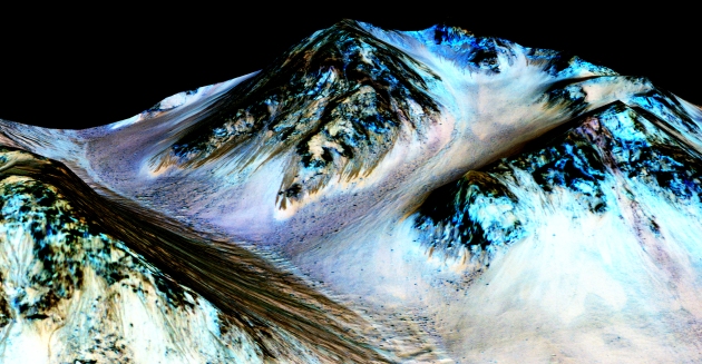 Recurring 'Lineae' on Slopes at Hale Crater, Mars